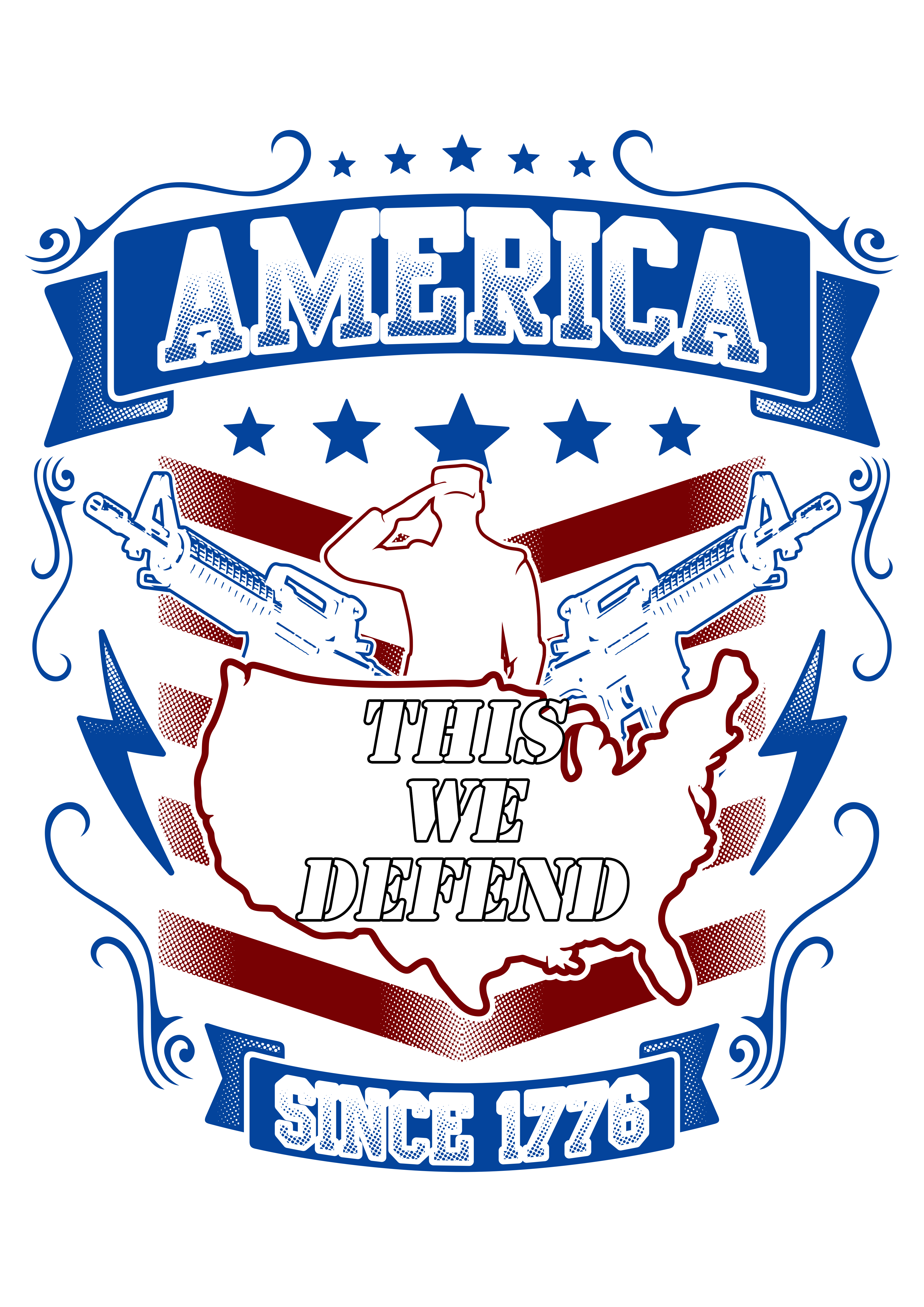 America This We Defend since 1776 T-shirt