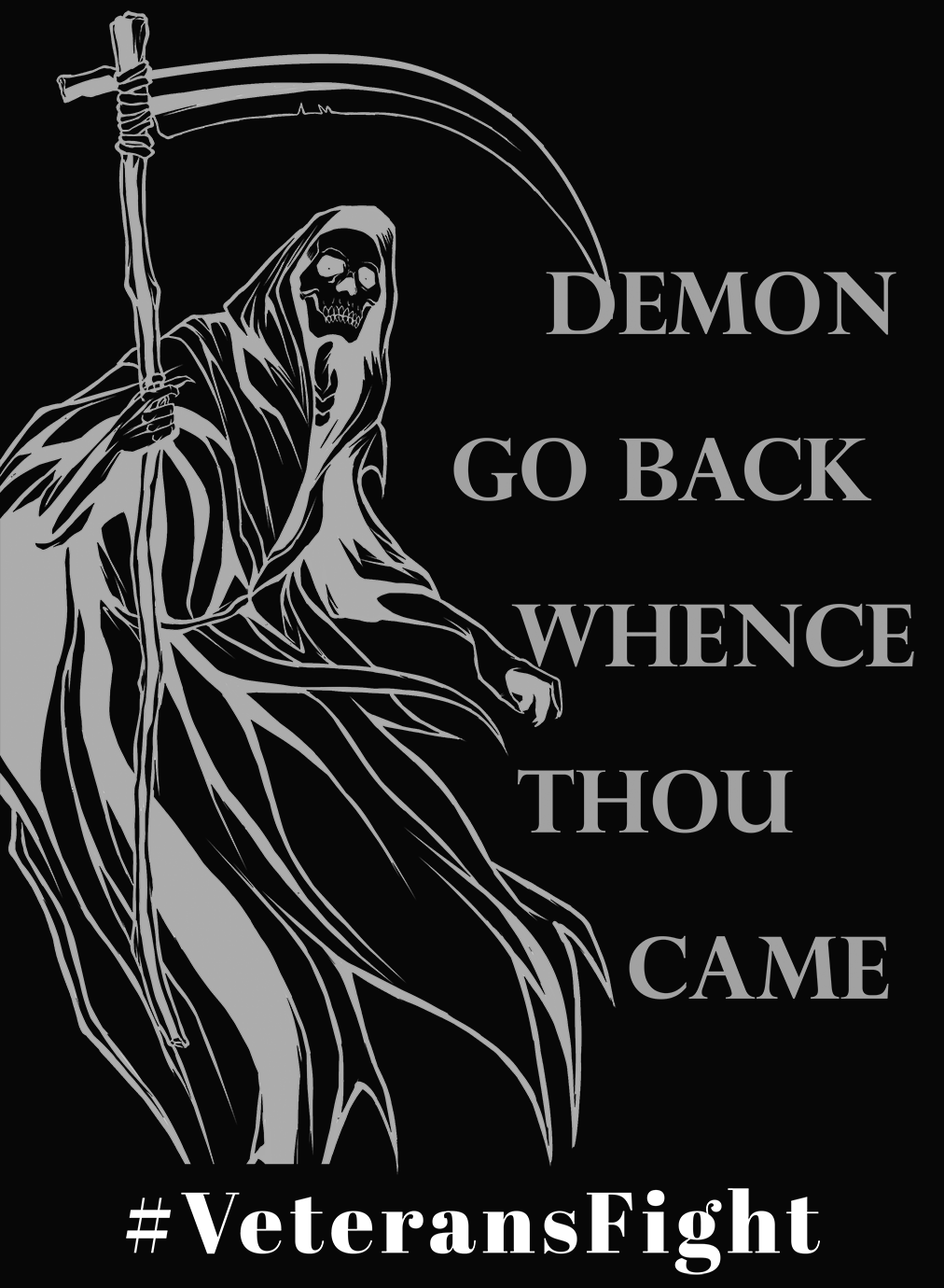 Demon Go Back Whence Thou Came Tshirt